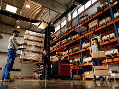 Centros de distribuição e armazéns